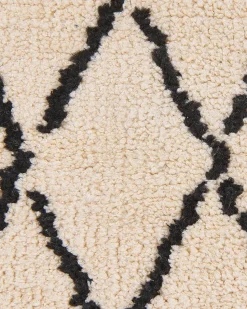 Teppich Beige / Schwarz 80 X 150 Cm Midyat