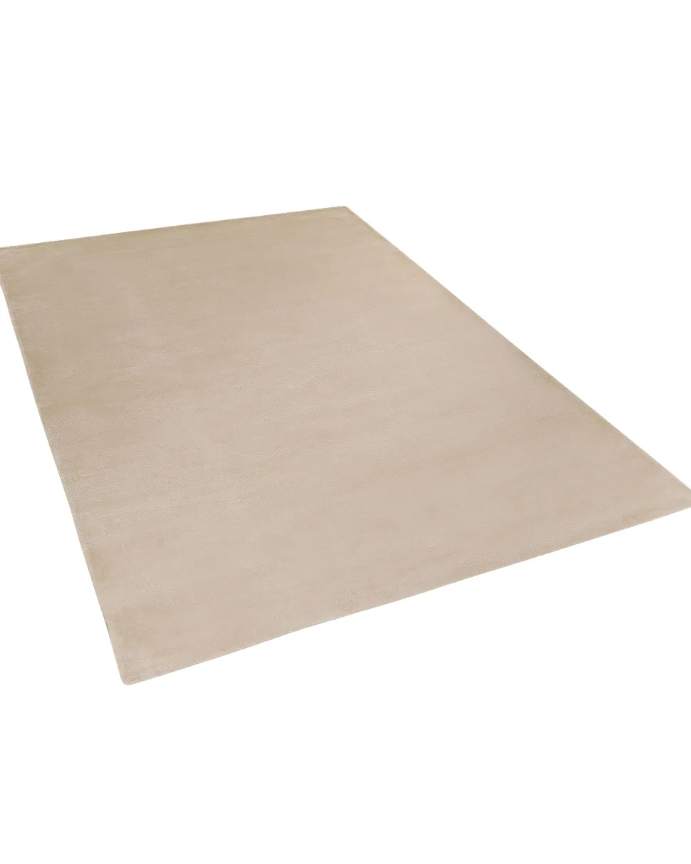 Teppich Beige 160 X 230 Cm Kurzflor Gesi Ii