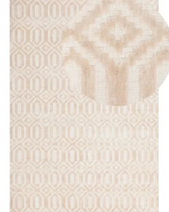 Teppich Beige 160 X 230 Cm Kurzflor Adatepe