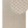 Teppich Beige 140 X 200 Cm Kurzflor Zweiseitig Adabag