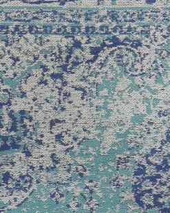 Teppich Blau 160 X 230 Cm Kurzflor Almus