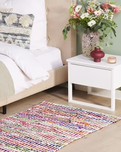 Teppich Bunt 80 X 150 Cm Abstraktes Muster Kurzflor Belen
