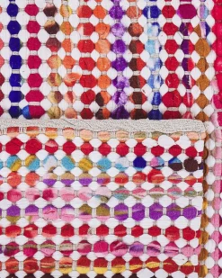 Teppich Bunt 80 X 150 Cm Abstraktes Muster Kurzflor Belen