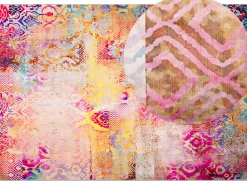 Teppich Bunt 160 X 230 Cm Kurzflor Isparta