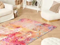Teppich Bunt 160 X 230 Cm Kurzflor Isparta