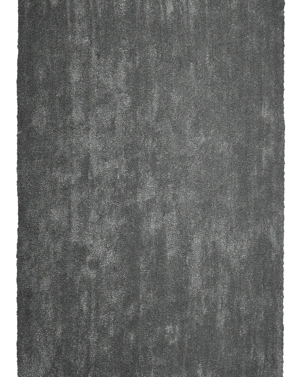 Teppich Dunkelgrau 160 X 230 Cm Shaggy Demre