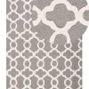 Teppich Grau 160 X 230 Cm Marokkanisches Muster Kurzflor Zile