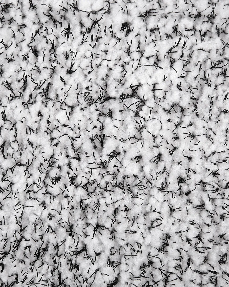 Teppich Grau Meliert 200 X 300 Cm Shaggy Demre