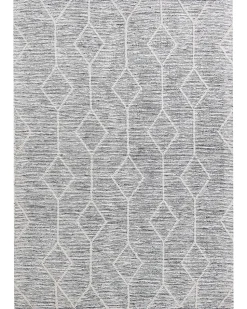 Teppich Grau-Beige 160 X 230 Cm Kurzflor Edremit