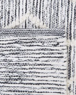 Teppich Grau-Beige 160 X 230 Cm Kurzflor Edremit