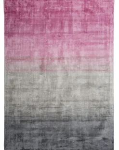 Teppich Grau-Rosa 160 X 230 Cm Kurzflor Ercis