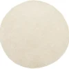Teppich Hellbeige 140 Cm Shaggy Demre