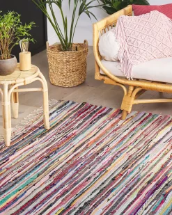 Teppich Hellbunt 160 X 230 Cm Kurzflor Danca
