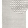 Teppich Hellgrau 160 X 230 Cm Kurzflor Kilis