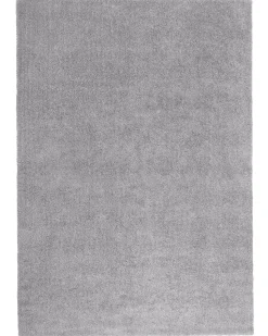 Teppich Hellgrau 160 X 230 Cm Shaggy Demre