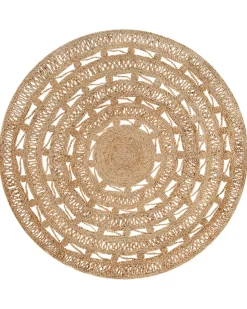 Teppich Jute Beige 140 Cm Kerer