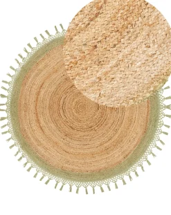 Teppich Jute Beige / Grun 140 Cm Marts