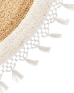 Teppich Jute Beige / Weis 140 Cm Marts