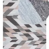 Teppich Jute Mehrfarbig 160 X 230 Cm Geometrisches Muster Kurzflor Nakkas