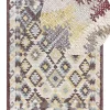 Teppich Jute Mehrfarbig 160 X 230 Cm Geometrisches Muster Kurzflor Fener