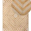 Teppich Jute-Baumwolle Beige 140 X 200 Cm Pirli