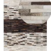 Teppich Kuhfell Braun / Beige 140 X 200 Cm Patchwork Kurzflor Sinneli