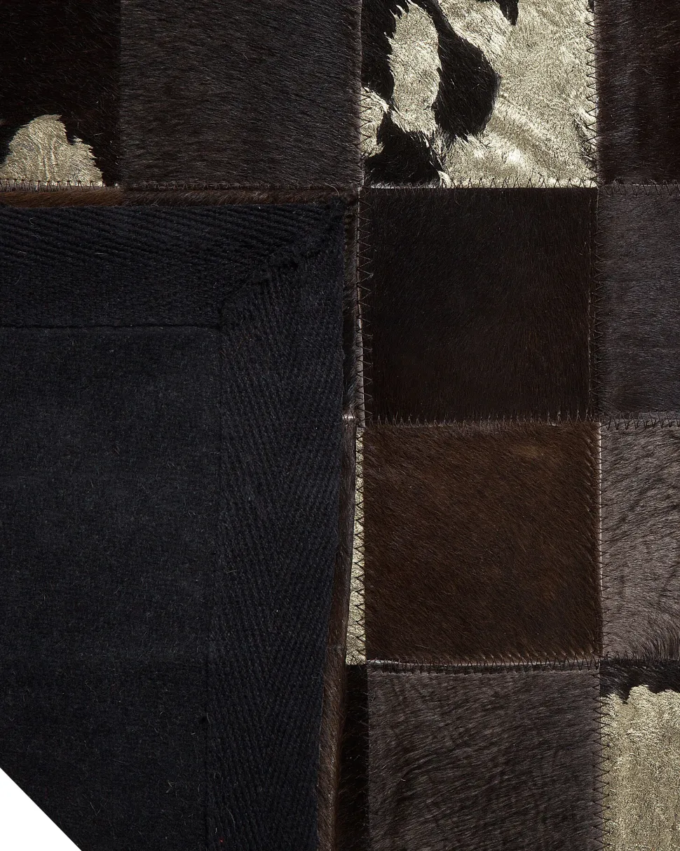 Teppich Kuhfell Braun 200 X 300 Cm Patchwork Bandirma
