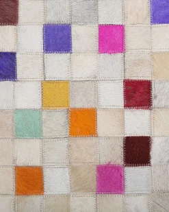 Teppich Kuhfell Bunt 160 X 230 Cm Patchwork Kurzflor Advan