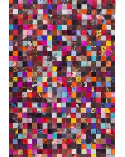 Teppich Kuhfell Bunt 160 X 230 Cm Patchwork Enne