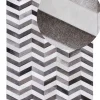 Teppich Kuhfell Grau 140 X 200 Cm Patchwork Aksaz