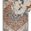 Teppich Mehrfarbig 200 X 300 Cm Orientalisches Muster Kurzflor Metsamor