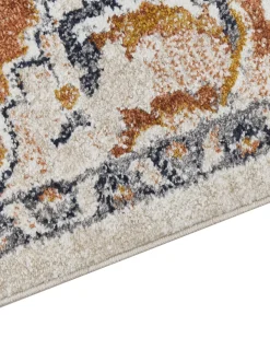 Teppich Mehrfarbig 200 X 300 Cm Orientalisches Muster Kurzflor Metsamor