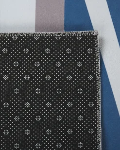Teppich Mehrfarbig 80 X 300 Cm Streifenmuster Kurzflor Arthur