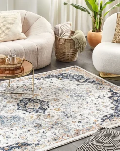 Teppich Mehrfarbig 160 X 230 Cm Orientalisches Muster Kurzflor Hermon