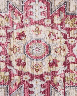 Teppich Mehrfarbig Orientalisches Muster 150 X 230 Cm Kurzflor Arhavi
