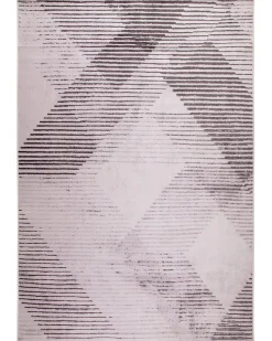 Teppich Rosa 160 X 230 Cm Geometrisches Muster Kurzflor Kale