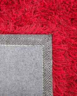 Teppich Rot 160 X 230 Cm Hochflor Cide