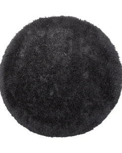 Teppich Schwarz 140 Cm Shaggy Cide