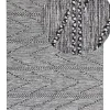 Teppich Schwarz/Weis 160 X 230 Cm Kurzflor Termal