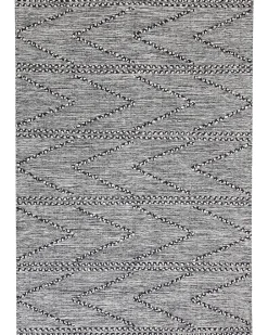 Teppich Schwarz/Weis 160 X 230 Cm Kurzflor Termal