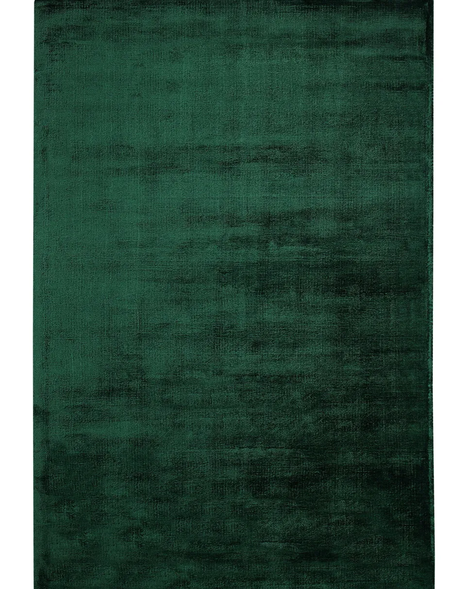Teppich Viskose Dunkelgrun 140 X 200 Cm Gesi Ii