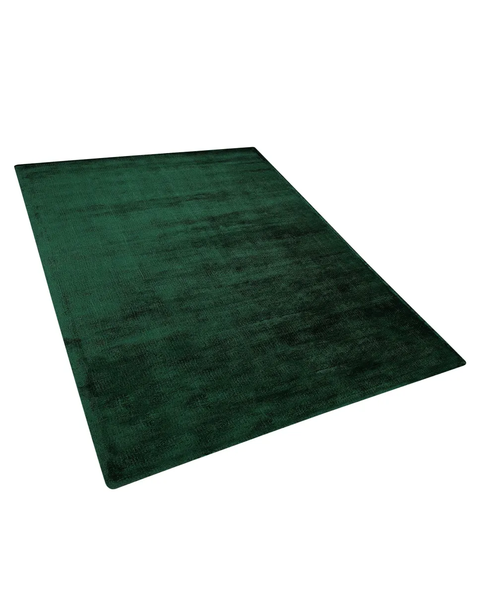 Teppich Viskose Dunkelgrun 140 X 200 Cm Gesi Ii