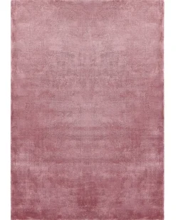 Teppich Viskose Rosa 160 X 230 Cm Kurzflor Gesi Ii