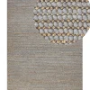 Teppich Wolle Grau 140 X 200 Cm Kurzflor Banoo