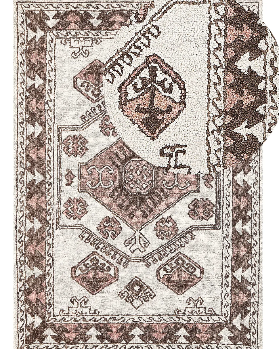 Teppich Wolle Mehrfarbig 160 X 230 Cm Tomarza