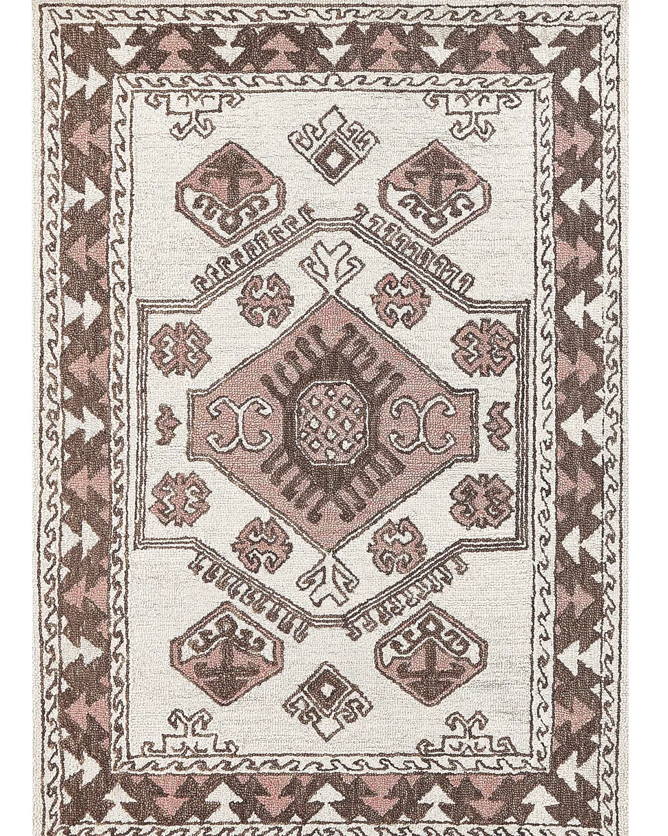 Teppich Wolle Mehrfarbig 160 X 230 Cm Tomarza