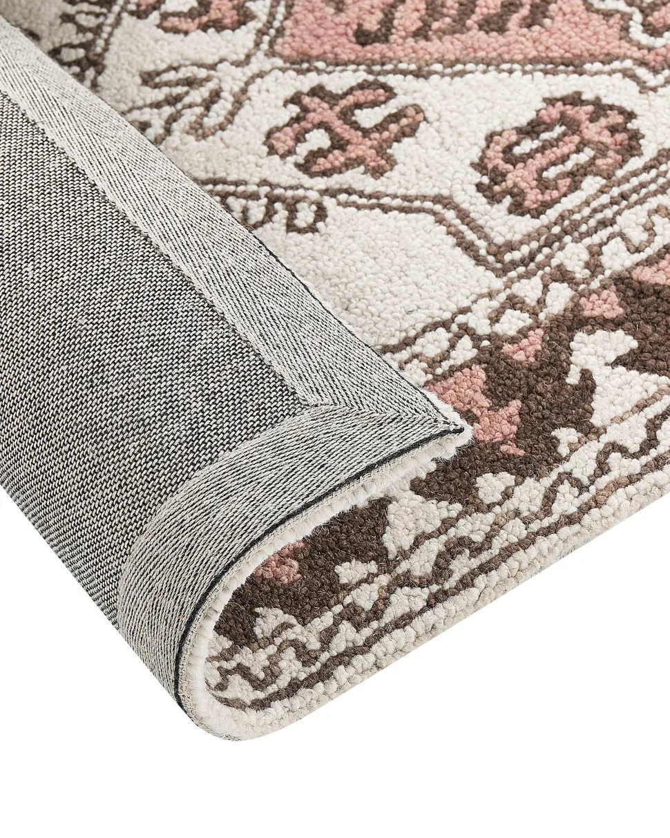 Teppich Wolle Mehrfarbig 160 X 230 Cm Tomarza