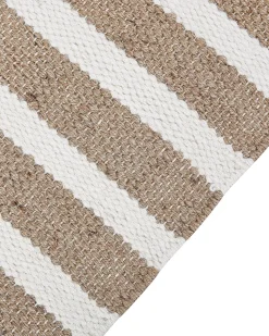Teppich Wolle Mehrfarbig Streifenmuster 160 X 230 Cm Kurzflor Engiz