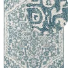Teppich Wolle Weis / Blau 160 X 230 Cm Ahmetli