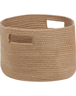 Textilkorb Baumwolle Beige 30 Cm 2Er Set Chiniot